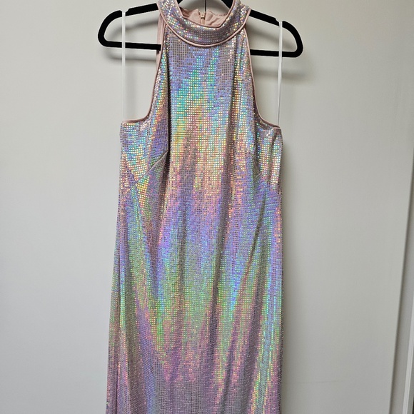 Donna Morgan Iridescent Cocktail Dress - Picture 1 of 7